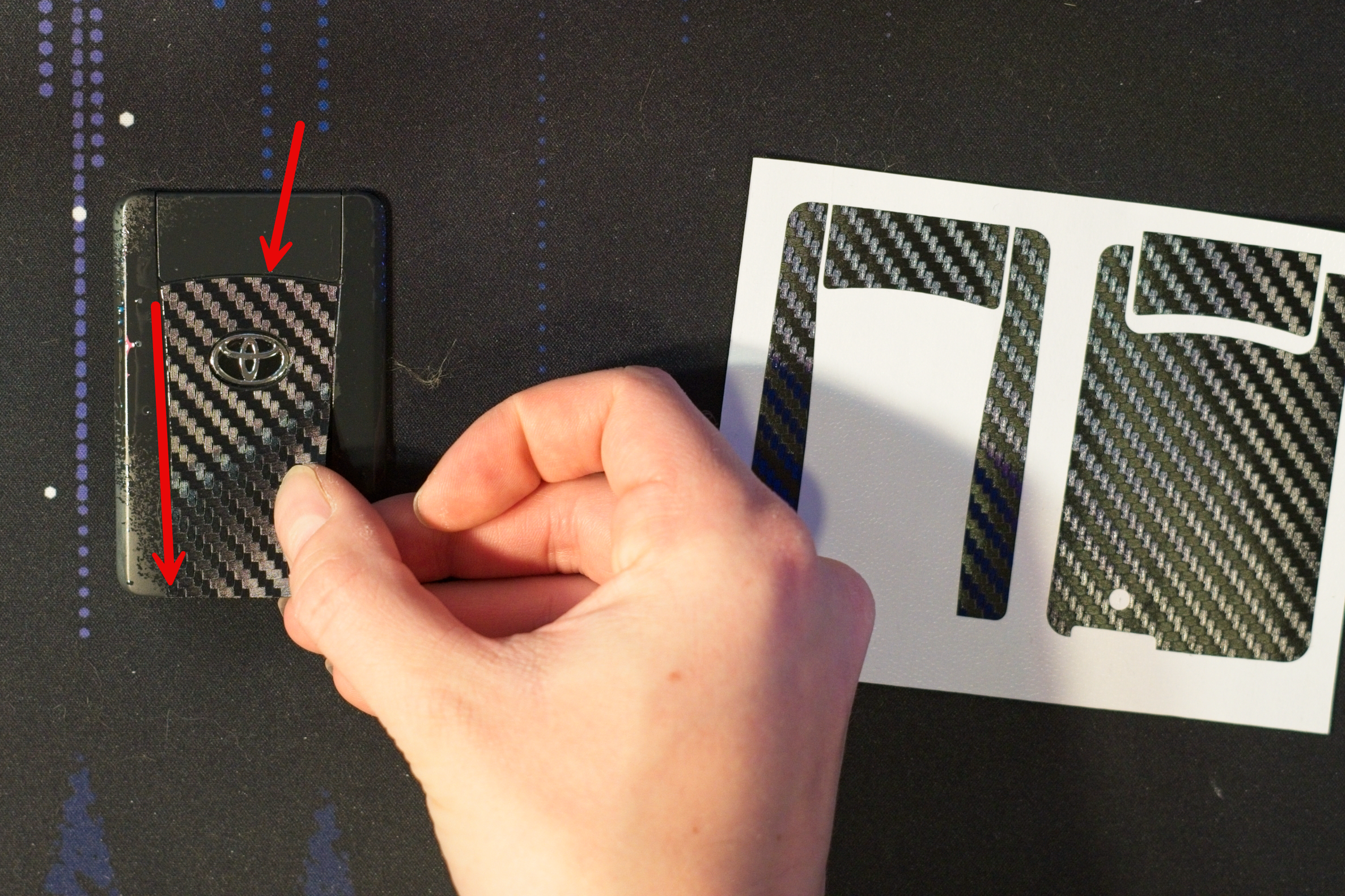 Aligning middle panel